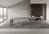 thumbnail of Paxon Premium Cashmere Ausziehtisch 140/400x90 cm mit anthrazitfarbenen Beinen