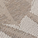 thumbnail of Teppich Balkon Tropisch Pflegeleicht Waschbar Strapazierfähig Terrasse Küche Beige 160x230 cm OEKO-TEX Gekettelt – VENTOUX von Kadima Design