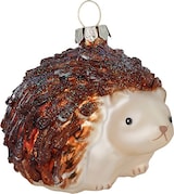 thumbnail of Christbaumschmuck Glas 8cm Igel Figur Handbemalt Weihnachtsbaum Anhänger Weihnachten Christbaumanhänger Weihnachtsbaumschmuck Wald Tiere Braun