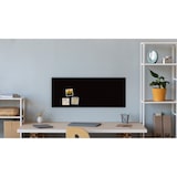 thumbnail of ALLboards Tableau en liège noir 100×40 cm Cadre en bois laqué NOIR