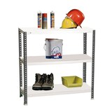 thumbnail of SimonRack Metallregal mit Schrauben 1000x800x500 mm, 3 Böden, 100 kg Biegepunkt, Anthrazit/Weiss - Comfort