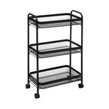 thumbnail of FIVE Carrinho Auxiliar de 3 Andares com Rodas em cor Preto
