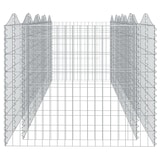 thumbnail of vidaXL Gabionen-Hochbeet mit Hochbogen 400x100x100 cm Verzinktes Eisen