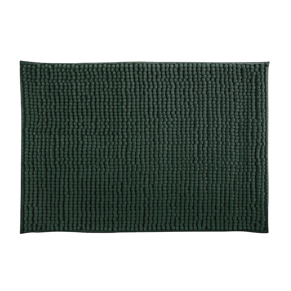 WellHome - Alfombra de Baño de Microfibra 50x80cm en color Verde Oscuro - Oruga
