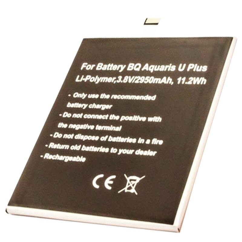 AccuCell Akku passend für den BQ Aquaris U Akku 3080 Aquaris U Lite, Aquaris U Plus