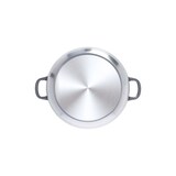 thumbnail of Mamù witte aluminium pan met ijzeren handvat, Ø 36 cm, voor thuis- of professioneel gebruik