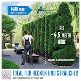 thumbnail of Güde Teleskop Heckenschere GTHS 6045.1 95102 Garten Heckenschnitt schwenkbar