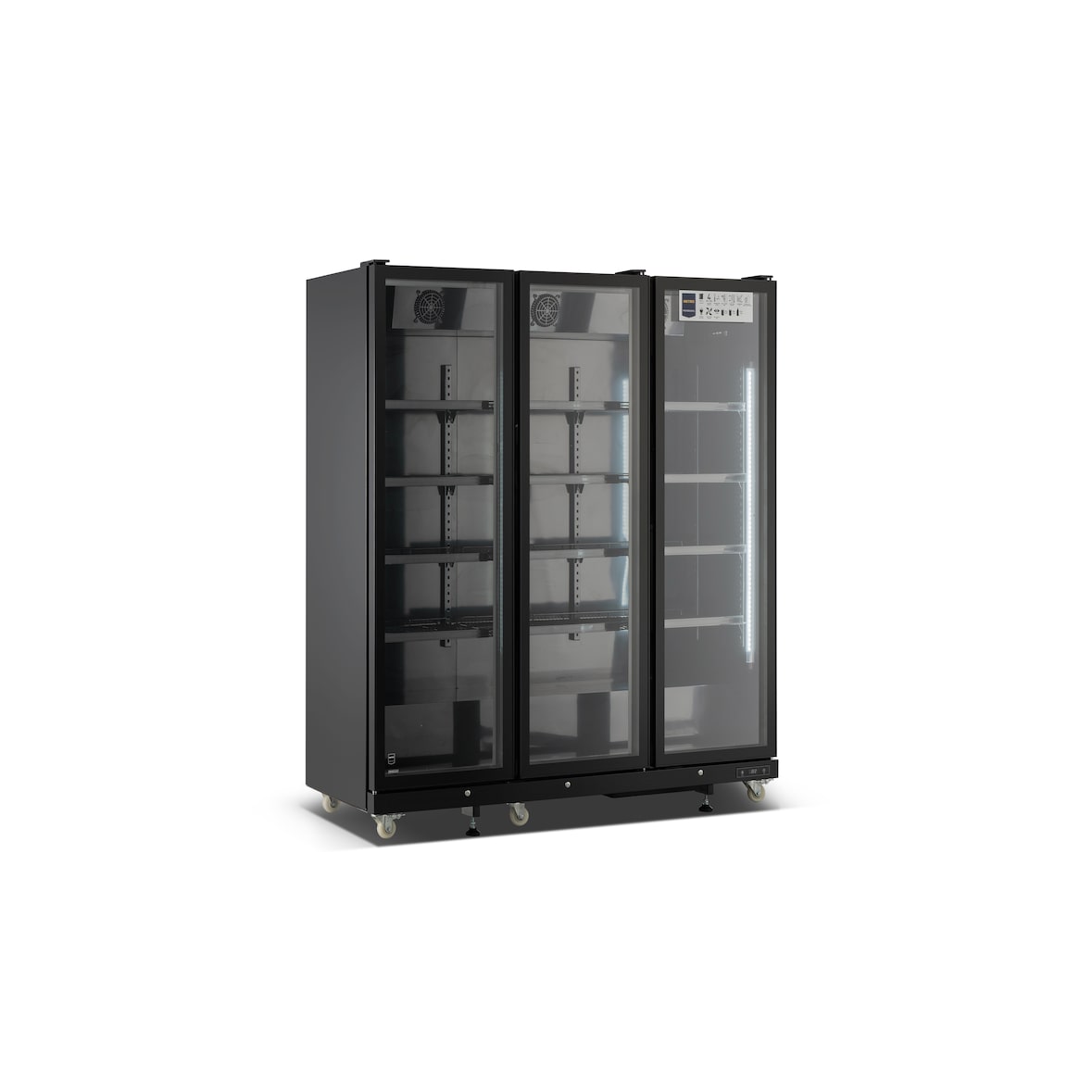 METRO PROFESSIONAL Frigorífico para bebidas GSC11500B, 180 x 58.5 x 198 cm, 1344 L, negro