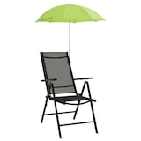 thumbnail of Parasols de chaise de camping 2 pcs Vert 105 cm Modèle Soleil Siesta