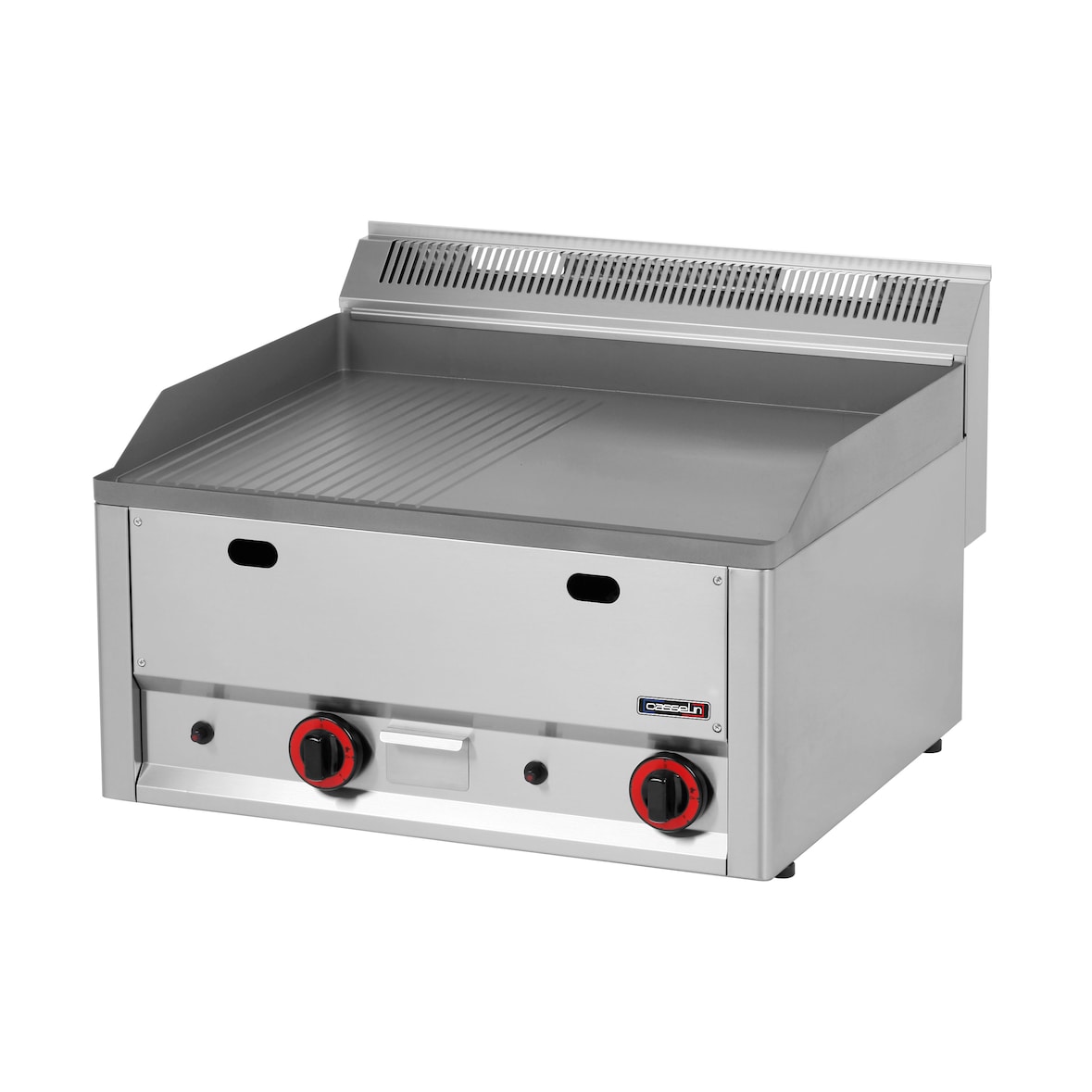 Gladde gietijzeren bakplaat 66 Gas  C6PASFRLG66 Casselin