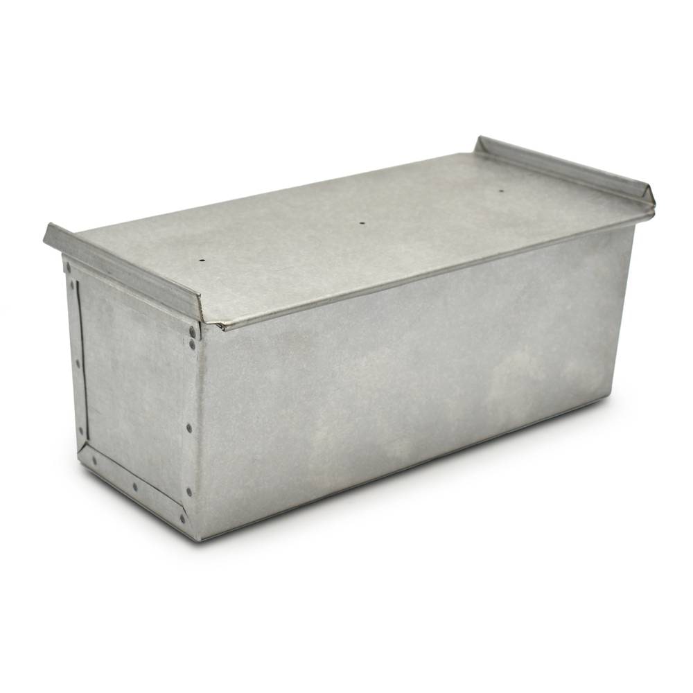 Stampo bacinella per pan carré in lamiera alluminata 30x12x12 cm