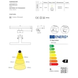 thumbnail of AQA Design Composizione da bagno in melaminico ASTRA-24 marmo carrara/bianco opaco L.120 P.45 H.190 MPAS24-CAR-O1