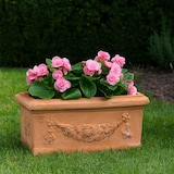 thumbnail of Biscottini Vasi per fiori 61x29x27 cm - Vaso rettangolare in Terracotta - Fioriera esterno da giardino - Vasi da interno - Cassetta per fiori balcone