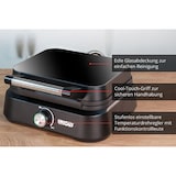 thumbnail of Unold Belgisches Waffeleisen Brüssel 48275 – 1.500 W, für 2 Belgische Waffeln 17x10 cm, PFAS-freie Keramikbeschichtung, stufenlos regelbar