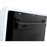 thumbnail of Cheminée à l'éthanol en acier laqué blanc