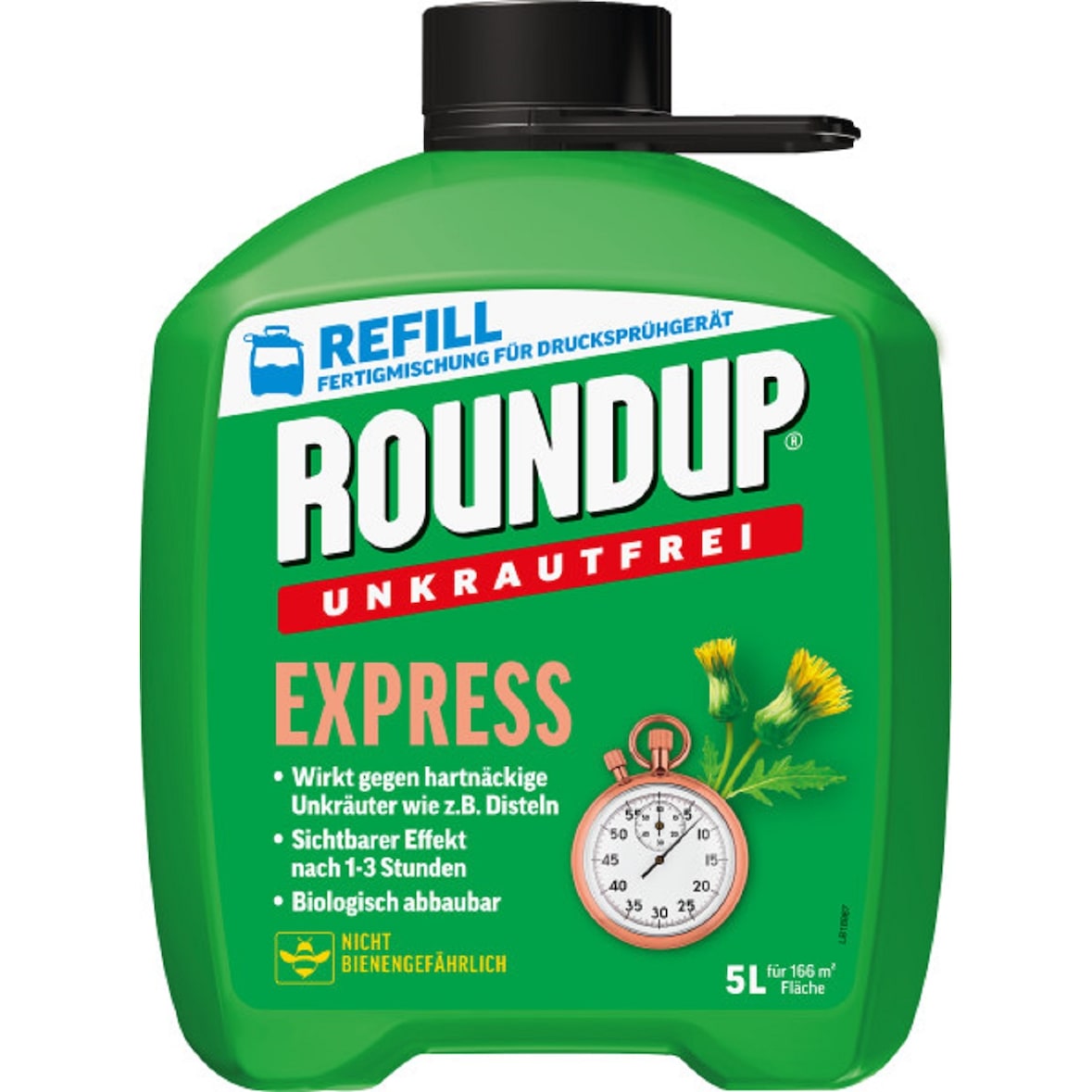 Roundup Express Unkrautfrei Anwendungsfertig 5 L Kanister