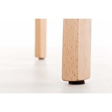 thumbnail of Décoshop26 - Tabouret de bar design scandinave x1 structure de 4 pieds en bois assise en plastique gris 10_0004944