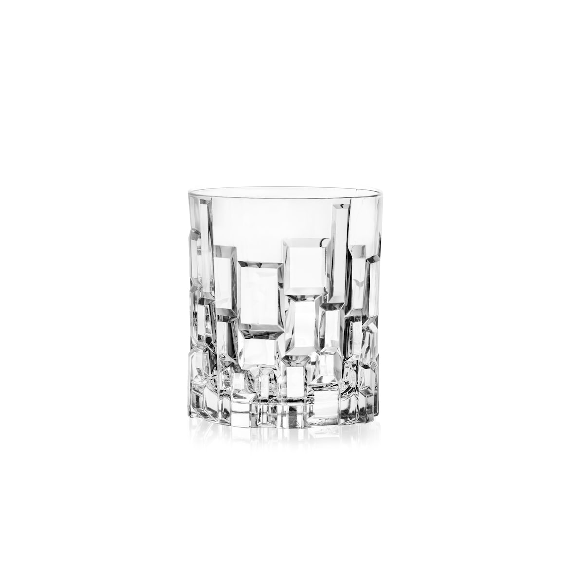 RCR set van 6 waterglazen Etna, transparant glas, 28 cl