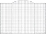 thumbnail of vidaXL Gabionen mit Hochbogen 5 Stk. 300x30x200/220cm Verzinktes Eisen