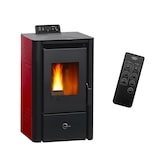 thumbnail of Luft- Pelletofen Anita 9,4 kW Sannover bordeaux