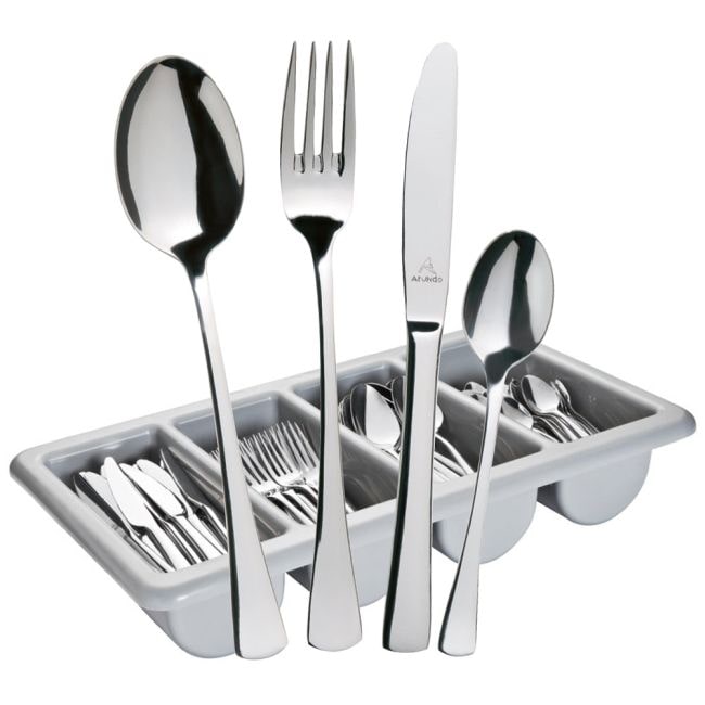 Arundo BISTRO Besteckset 145-teilig – Edelstahl 18/10, inkl. Besteckkasten