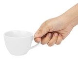 thumbnail of Olympia Weißware Flache Weiße Tassen 170ml (12 Stück)