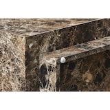 thumbnail of SalesFever Salontafel 120x75 cm | rechthoekig | MDF verijdeld in marmerlook | B 120 x D 75 x H 35 cm | Bruin