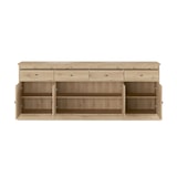 thumbnail of Matelpro - Buffet/bahut contemporain 225 cm chêne clair Valeria - Moderne & Design -Chêne clair -  -Types de portes: Battantes