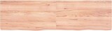 thumbnail of vidaXL Waschtischplatte Hellbraun 180x50x(2-6) cm Massivholz Behandelt