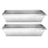 thumbnail of Pflanzkasten für Europaletten 1-6 Stück verzinkt schwarz Balkon Blumenkasten Silber