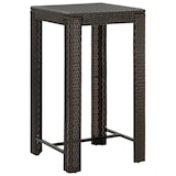 thumbnail of vidaXL 3-tlg. Gartenbar-Set mit Kissen Braun Poly Rattan