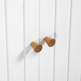 thumbnail of HOMCOM mueble zapatero con 2 puertas armario de zapatos con estante abierto y estantes ajustables para 15 pares de zapatos 60x33x100 cm blanco