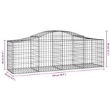 thumbnail of vidaXL Gabionen mit Hochbogen 8 Stk. 200x50x60/80 cm Verzinktes Eisen