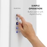 thumbnail of Klarstein Barett Inselabzugshaube Ø35cm Umluft 560 m³/h LED Aktivkohlefilter Weiß