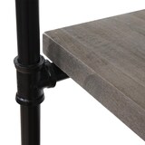 thumbnail of Standregal | HxBxT 165x80x28cm | Industriedesign Holz Metall | Grau-braun | Wohnregal Bücherregal Ablageregal