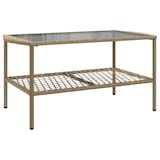 thumbnail of vidaXL 4-tlg. Garten-Sofagarnitur mit Kissen Beige Poly Rattan