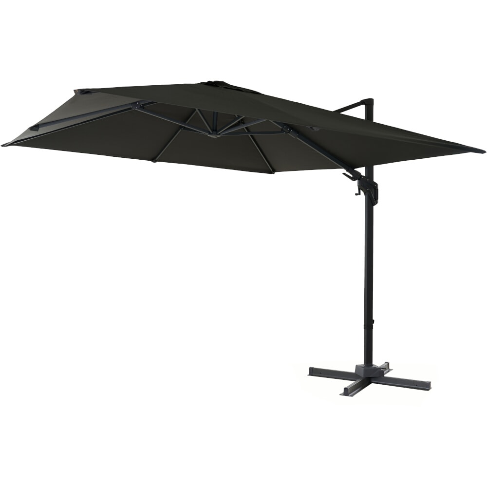 Siena Garden FAGUS N+ Ampelschirm 300x300 cm anthrazit