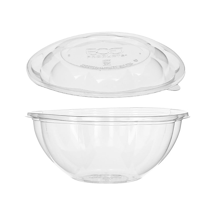 MONOUSO - Plastickschale mit Deckel PLA 710ml (50 Stück)