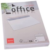 thumbnail of Briefhülle Office C6 ohne Fenster, Haftklebung, 80g/m², weiß, 25 Stück