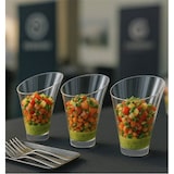 thumbnail of MONOUSO - Großes Fingerfood-Schalen Rund PS Transparent 195ml (10 Stück)