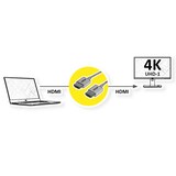 thumbnail of ROLINE 4K HDMI Ultra HD Kabel mit Ethernet, ST/ST, ultra-slim, koaxial, schwarz, 2 m