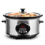 thumbnail of Emerio Slowcooker 240W - 3.5L - Warmhoudfunctie - Digitaal Display - 3 Warmte Instellingen - Transparante Glazen Deksel - Cool Touch - SC-129406