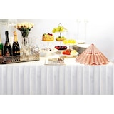 thumbnail of MANK Skirtings mit Kellerfalte aus Airlaid in Creme, 72cm x 4m - 1 Stück - Tischrock Buffetumrandung Tischumrandung