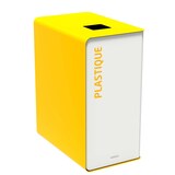 thumbnail of ROSSIGNOL Borne de tri avec bac 65L CUBATRI plastique blanc