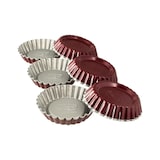 thumbnail of Lot de 6 moules à tartelettes 10 cm Dr.Oetker