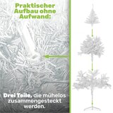 thumbnail of Weißer Weihnachtsbaum 180 cm künstlicher Tannenbaum 600 Zweigen