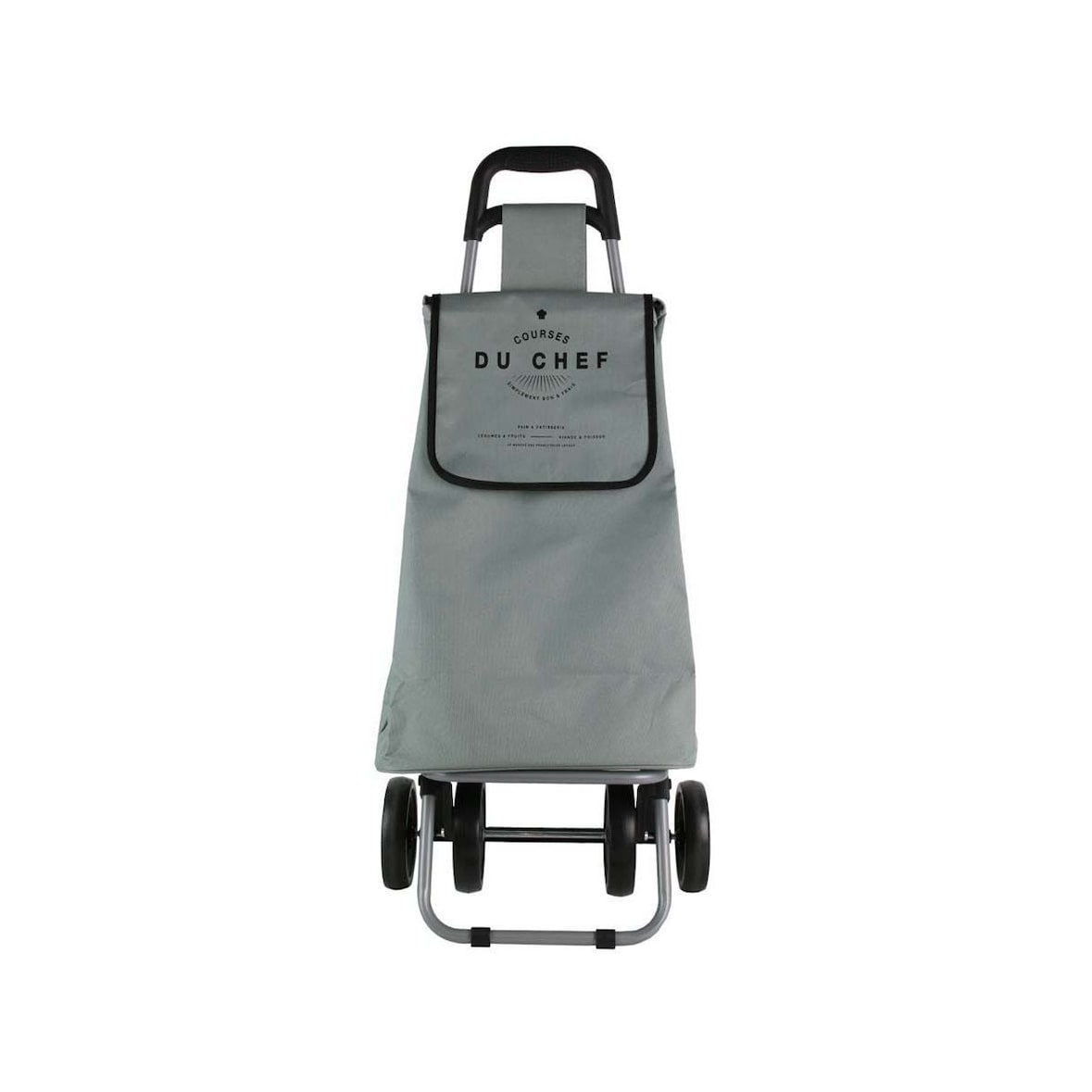 Chariot de marché Courses du chef gris Entre Temps