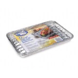 thumbnail of 15x Alu-Grillpfannen Grillschalen BBQ 34.4 x 22.4 mehrfach verwendbar