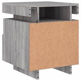 thumbnail of vidaXL Nachttisch mit LED-Leuchten Grau Sonoma 40x39x48,5 cm