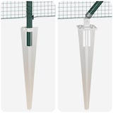 thumbnail of vidaXL Zaunpfosten Grün 50 x 1,2 m (19 x 19 mm Netz) Stahl und PVC